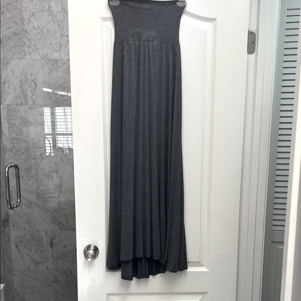 Jolie Charcoal A-Line Skirt